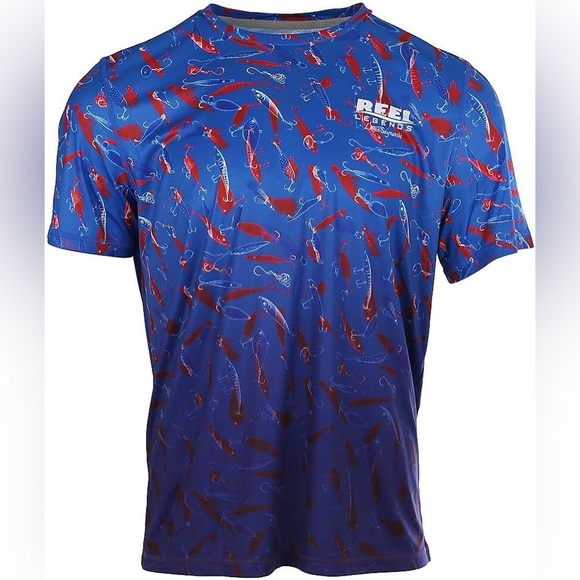 Reel Legends Other - Reel Legends Linnea Szymanski Size XXL/ S/ Short Sleeve Blue Fish Shirt